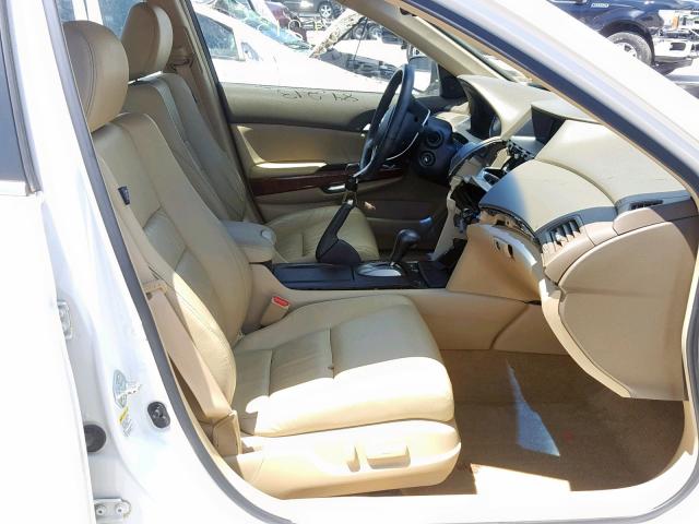 1HGCP36878A085109 - 2008 HONDA ACCORD EXL WHITE photo 5