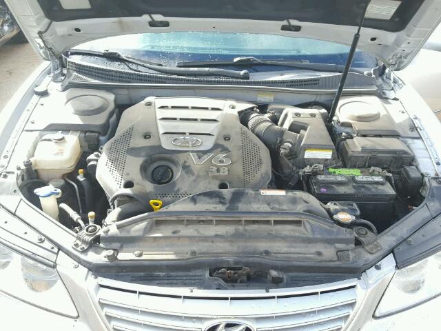 KMHFC46F97A174539 - 2007 HYUNDAI AZERA SE/L GRAY photo 7