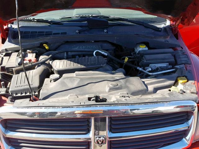 1D4HB48D05F559843 - 2005 DODGE DURANGO SL RED photo 7