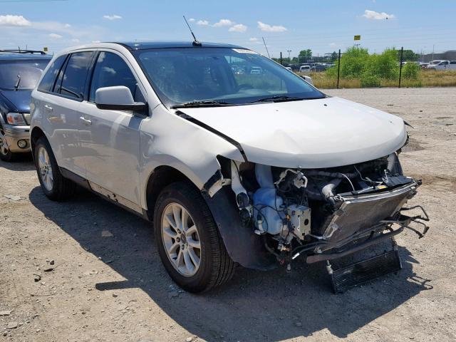 2FMDK38C39BA54542 - 2009 FORD EDGE SEL WHITE photo 1