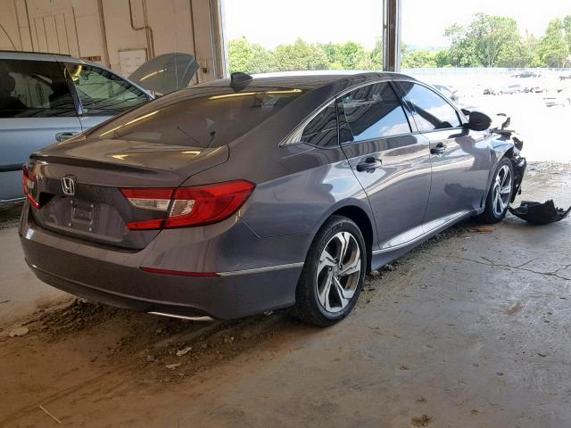 1HGCV1F56JA239203 - 2018 HONDA ACCORD EXL GRAY photo 4