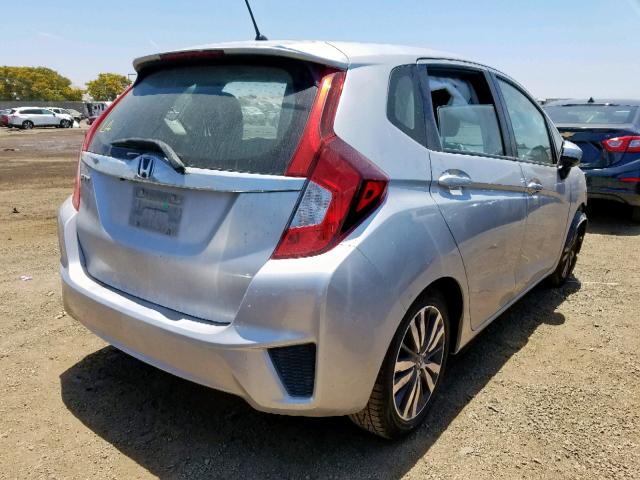 3HGGK5H89FM701059 - 2015 HONDA FIT EX SILVER photo 4