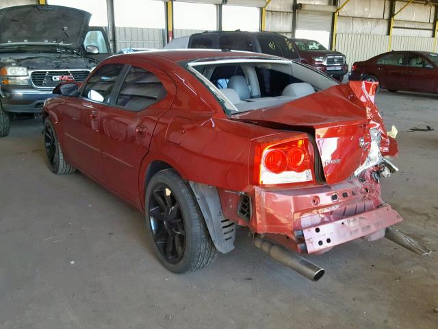 2B3KA33V29H600091 - 2009 DODGE CHARGER SX RED photo 3