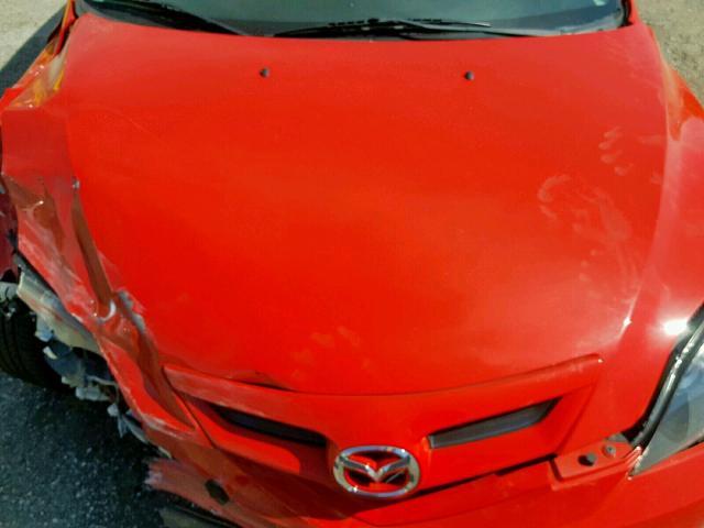 JM1BK343281779738 - 2008 MAZDA 3 HATCHBAC RED photo 7