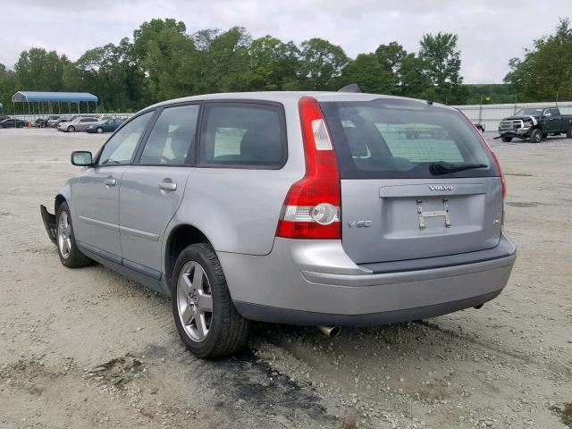 YV1MJ682262186526 - 2006 VOLVO V50 T5 SILVER photo 3