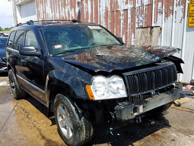 1J4HR58255C520853 - 2005 JEEP GRAND CHER BLACK photo 1