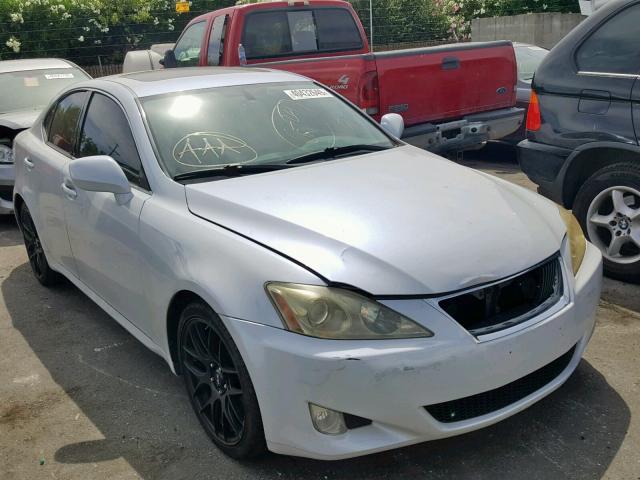 JTHBK262X65008897 - 2006 LEXUS IS 250 WHITE photo 1