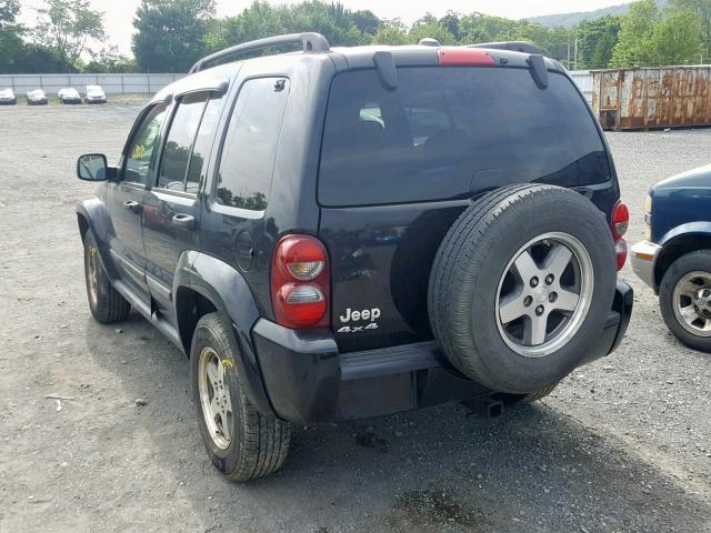 1J4GL38K95W688236 - 2005 JEEP LIBERTY RE BLACK photo 3