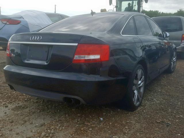 WAUGN94F67N135271 - 2007 AUDI S6 QUATTRO BLACK photo 4