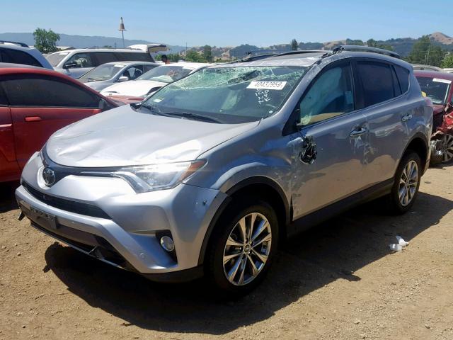 2T3YFREV1HW354174 - 2017 TOYOTA RAV4 LIMIT GRAY photo 2