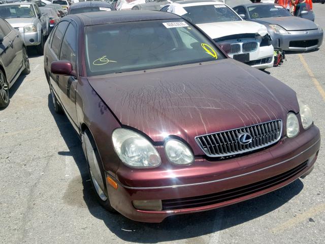 JT8BD69S410128021 - 2001 LEXUS GS 300 BURGUNDY photo 1