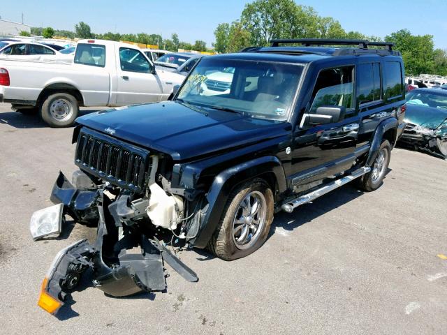 1J8HG48N76C175397 - 2006 JEEP COMMANDER 黑色 照片 2