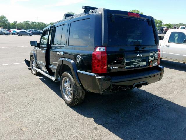 1J8HG48N76C175397 - 2006 JEEP COMMANDER 黑色 照片 3