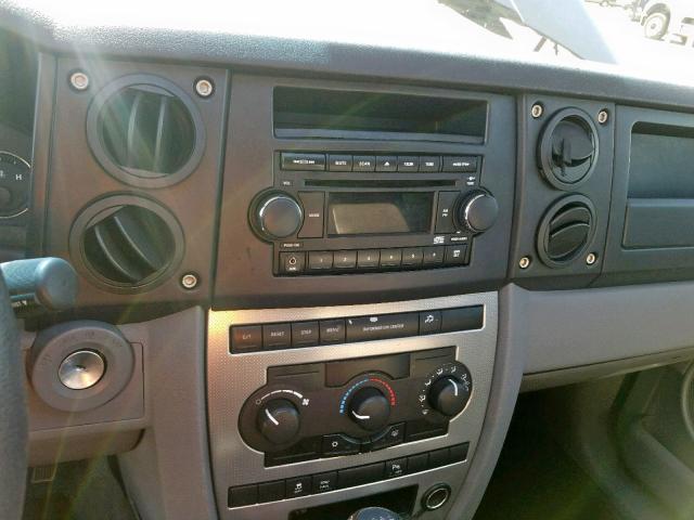 1J8HG48N76C175397 - 2006 JEEP COMMANDER 黑色 照片 9