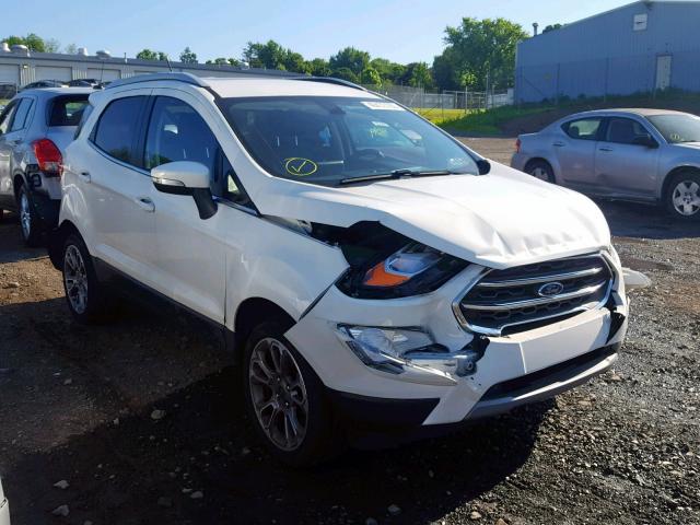 MAJ6P1WL4JC188251 - 2018 FORD ECOSPORT T WHITE photo 1