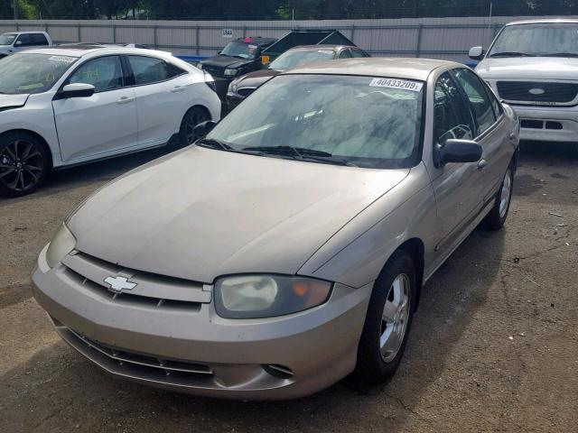 1G1JF52F847137288 - 2004 CHEVROLET CAVALIER L GOLD photo 2