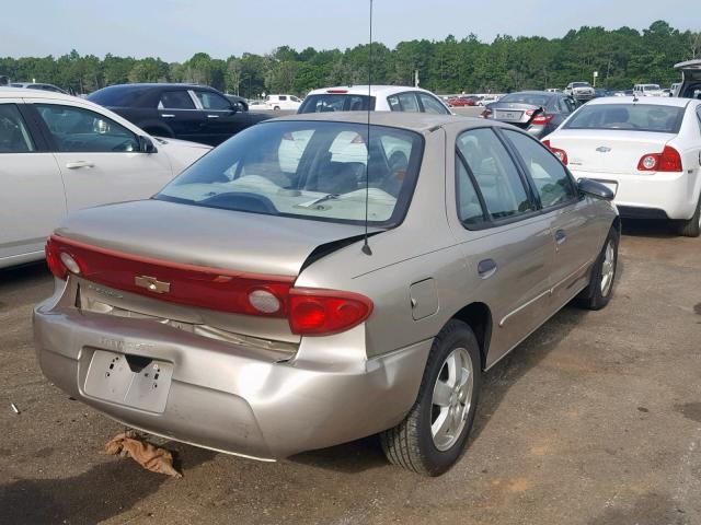 1G1JF52F847137288 - 2004 CHEVROLET CAVALIER L GOLD photo 4