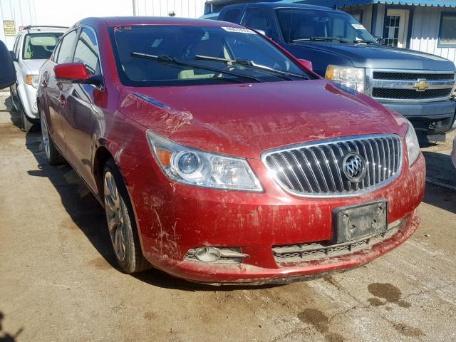 1G4GJ5E34DF206920 - 2013 BUICK LACROSSE T RED photo 1