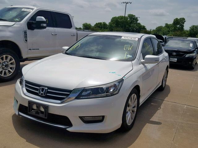 1HGCR2F89FA013734 - 2015 HONDA ACCORD EXL WHITE photo 2