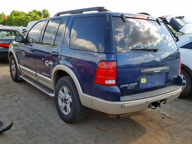 1FMDU74K35UA11127 - 2005 FORD EXPLORER E BLUE photo 3