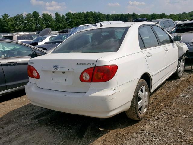 JTDBR32E232006545 - 2003 TOYOTA COROLLA CE WHITE photo 4