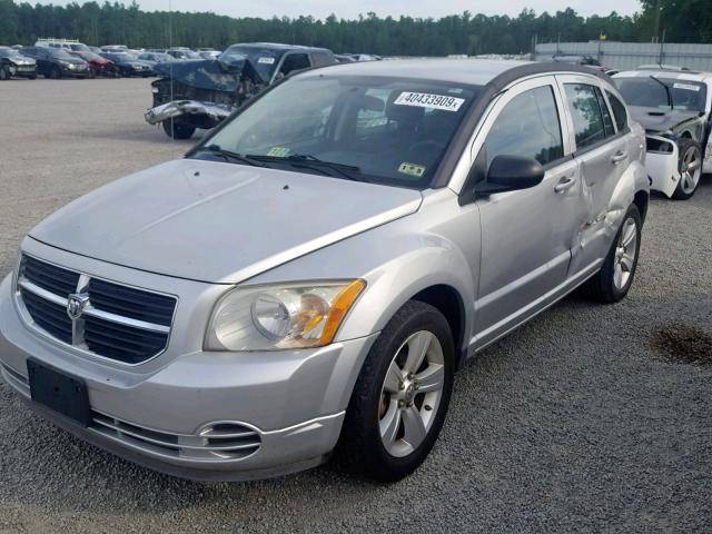 1B3CB4HAXAD534596 - 2010 DODGE CALIBER SX SILVER photo 2