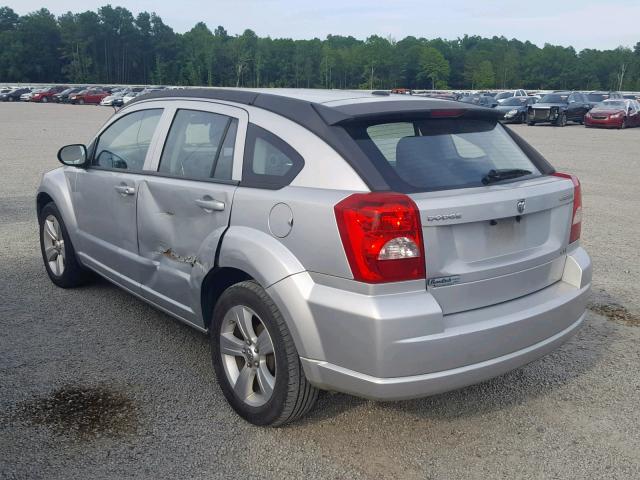 1B3CB4HAXAD534596 - 2010 DODGE CALIBER SX SILVER photo 3