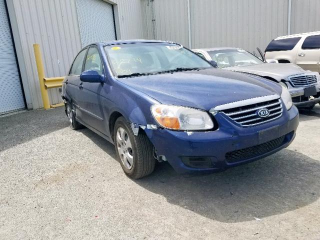 KNAFE122175441680 - 2007 KIA SPECTRA EX BLUE photo 1