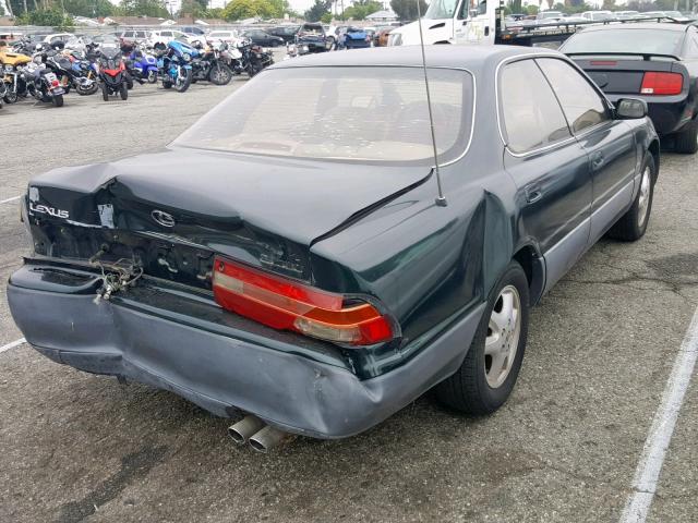 JT8GK13T9S0082137 - 1995 LEXUS ES 300 GREEN photo 4