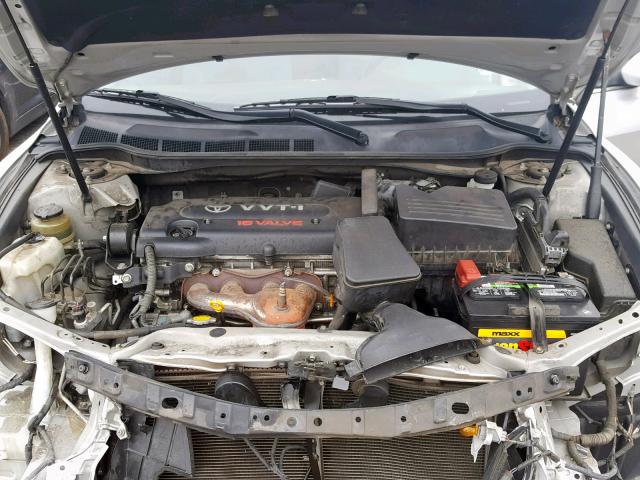 JTNBE46K373040121 - 2007 TOYOTA CAMRY NEW SILVER photo 7