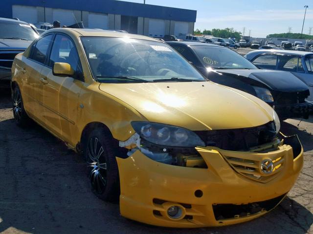 JM1BK323X41129049 - 2004 MAZDA 3 S YELLOW photo 1