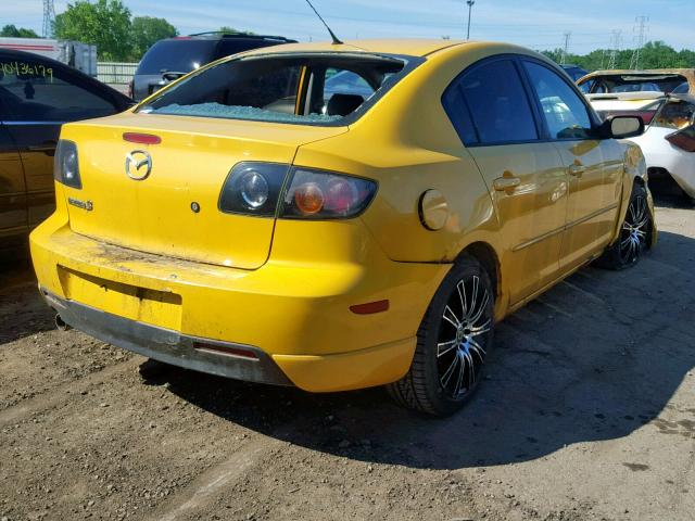 JM1BK323X41129049 - 2004 MAZDA 3 S YELLOW photo 4