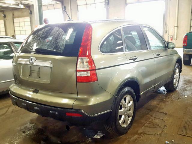 5J6RE48798L041068 - 2008 HONDA CR-V EXL GREEN photo 4