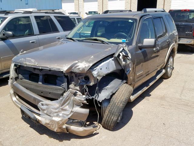 1FMEU74EX6UB48727 - 2006 FORD EXPLORER E GRAY photo 2