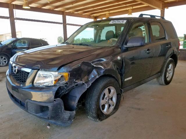 4F2CZ49H28KM15856 - 2008 MAZDA TRIBUTE HY GRAY photo 2