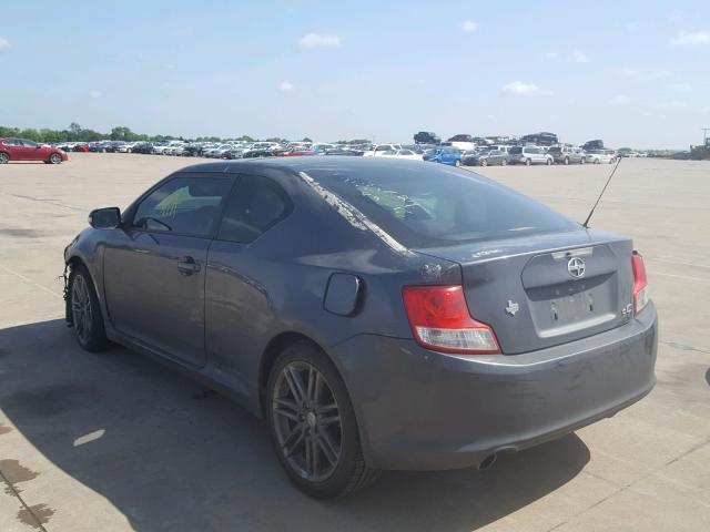 JTKJF5C76D3063660 - 2013 TOYOTA SCION TC ნაცრისფერი ფოტო 3