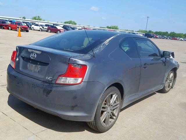 JTKJF5C76D3063660 - 2013 TOYOTA SCION TC ნაცრისფერი ფოტო 4