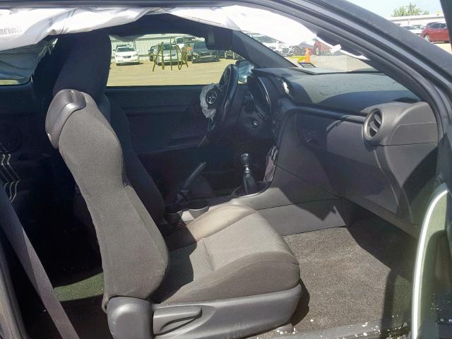 JTKJF5C76D3063660 - 2013 TOYOTA SCION TC ნაცრისფერი ფოტო 5