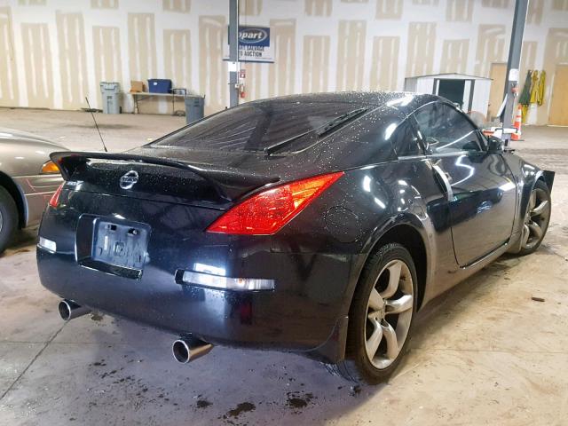 JN1BZ34D38M702270 - 2008 NISSAN 350Z COUPE BLACK photo 4