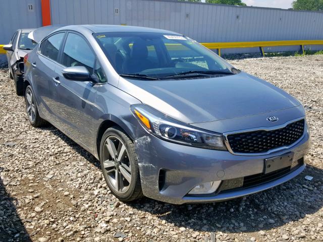 3KPFN4A88HE005103 - 2017 KIA FORTE EX GRAY photo 1