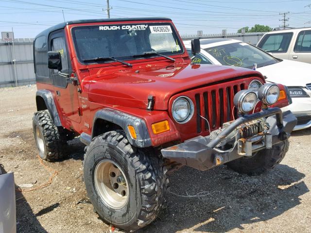 1J4FY19S3XP432686 - 1999 JEEP WRANGLER / RED photo 1