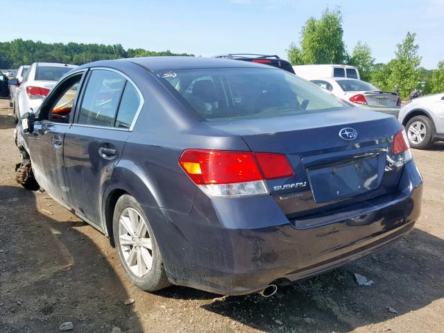 4S3BMCC68B3241529 - 2011 SUBARU LEGACY 2.5 CHARCOAL photo 3