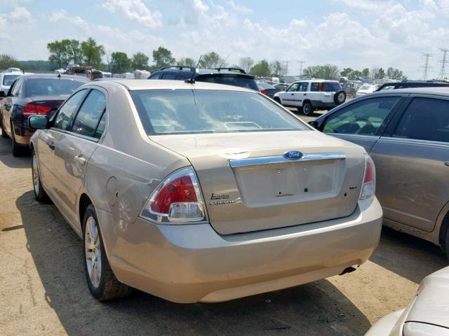 3FAHP08Z57R190847 - 2007 FORD FUSION SEL GOLD photo 3