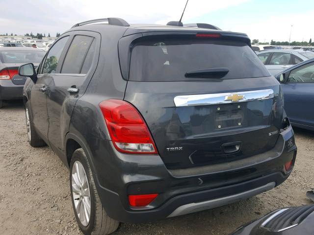 3GNCJMSB6HL153049 - 2017 CHEVROLET TRAX PREMI CHARCOAL photo 3