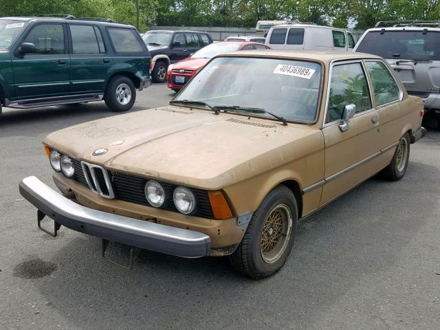 WBA31740005453445 - 1979 BMW 3 SERIES GOLD photo 2