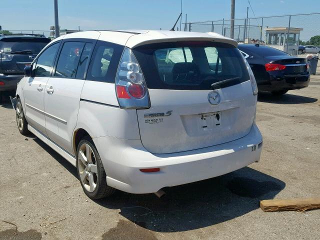 JM1CR293360115714 - 2006 MAZDA 5 WHITE photo 3