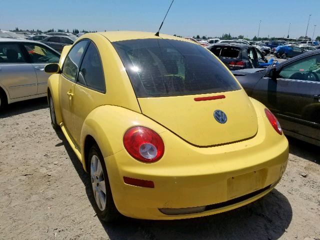 3VWPG31C79M512608 - 2009 VOLKSWAGEN NEW BEETLE ყვითელი ფოტო 3