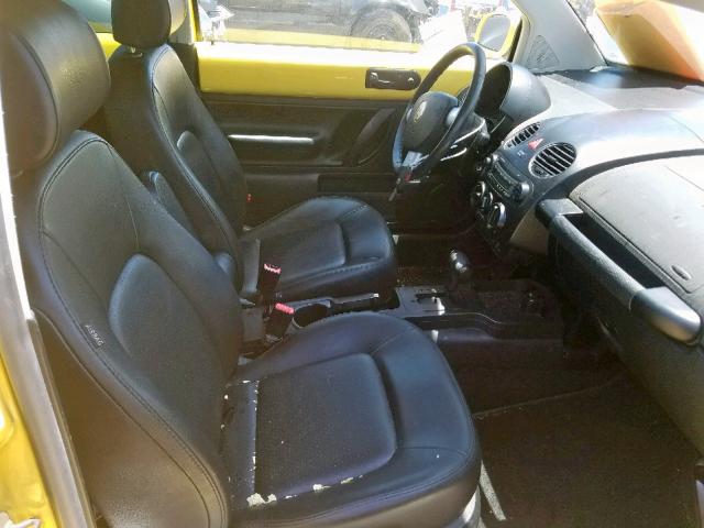 3VWPG31C79M512608 - 2009 VOLKSWAGEN NEW BEETLE ყვითელი ფოტო 5
