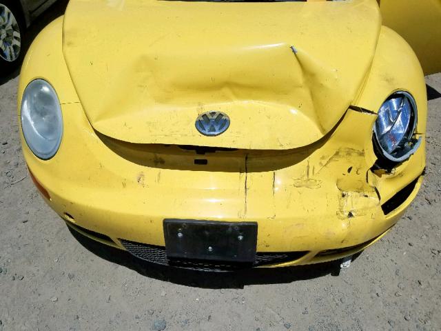 3VWPG31C79M512608 - 2009 VOLKSWAGEN NEW BEETLE ყვითელი ფოტო 9