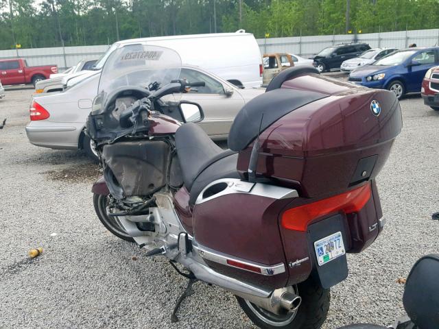 WB10555AXXZD71849 - 1999 BMW K1200 LT BURGUNDY photo 3